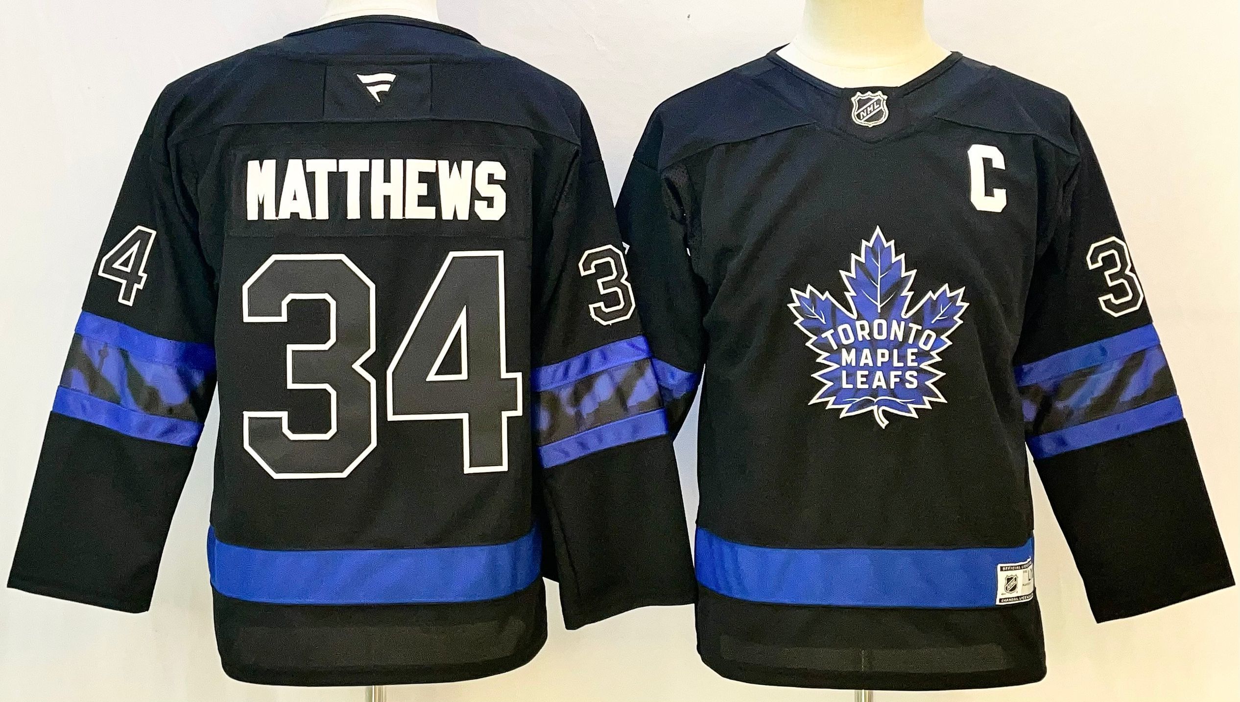 Youth Toronto Maple Leafs #34 Matthews Black 2026 Adidias NHL Jersey style 001->youth nhl jersey->Youth Jersey